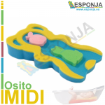 Esponja Almhoadilla de Baño para Bebes tipo osito – Modelo MIDI